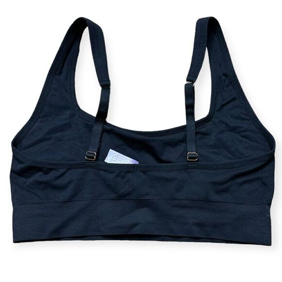 Savage X Fenty Women's Black Low Impact Square Neck Sports Bra Size 12-14 - Picture 2 of 6